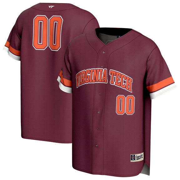 Youth GameDay Greats #00 Maroon Virginia Tech Hokies Lightweight Collegiate Baseball Fashion Jersey