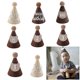 thumbnail image 2 of Brown Coffee Bear Baby Birthday Hat Shower Party Decoration Pom Pom Peaked Cap Adjustable Size for 1st 2nd 3rd Years Old, 2 of 5