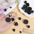 thumbnail image 3 of 20Pcs 5 Sizes Silicone Hole Plug Black Rubber Round Waterproof Button Tube End Cover Soft Flexible Stopper Plugs Furniture Accessory Fit for Bottle Pipes 7.5-21mm Inner Diameter, 3 of 9