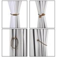 thumbnail image 5 of BEL AVENIR Magnetic Curtain Tieback 4 Pack Braided Rope (Coffee), 5 of 9