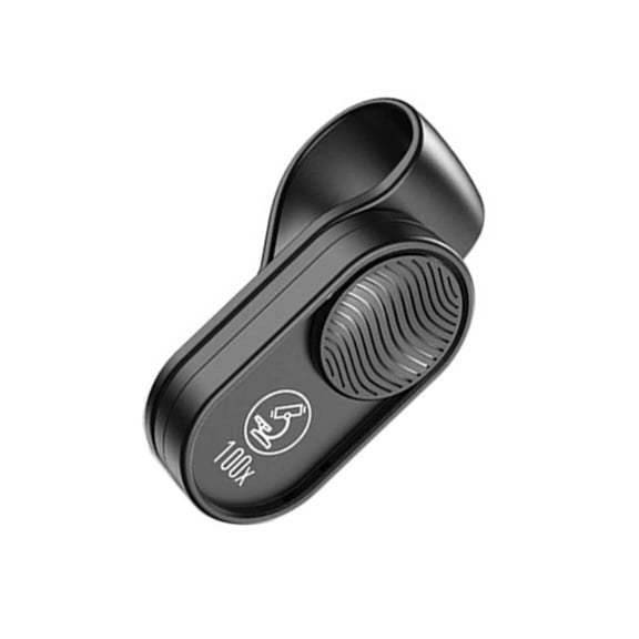 Seitruly Lente de microscopio 100X para teléfono móvil, luz LED de gran aumento, lentes de microbolsillo para iPhone, Samsung, todos los Electrónica