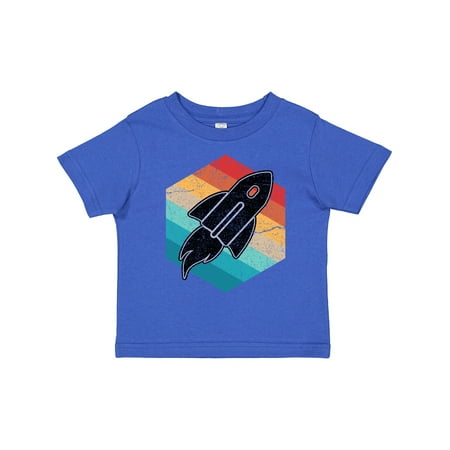 

Inktastic Rocket Ship Retro Space Gift Toddler Boy or Toddler Girl T-Shirt