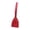 Red, variant on 2 in 1 Flip Tongs Spatula Easy Flip Egg Pancake Turner Nonstick Silicone Cooking Tongs for Steak Fish BBQ Kitchen Tool 12 in