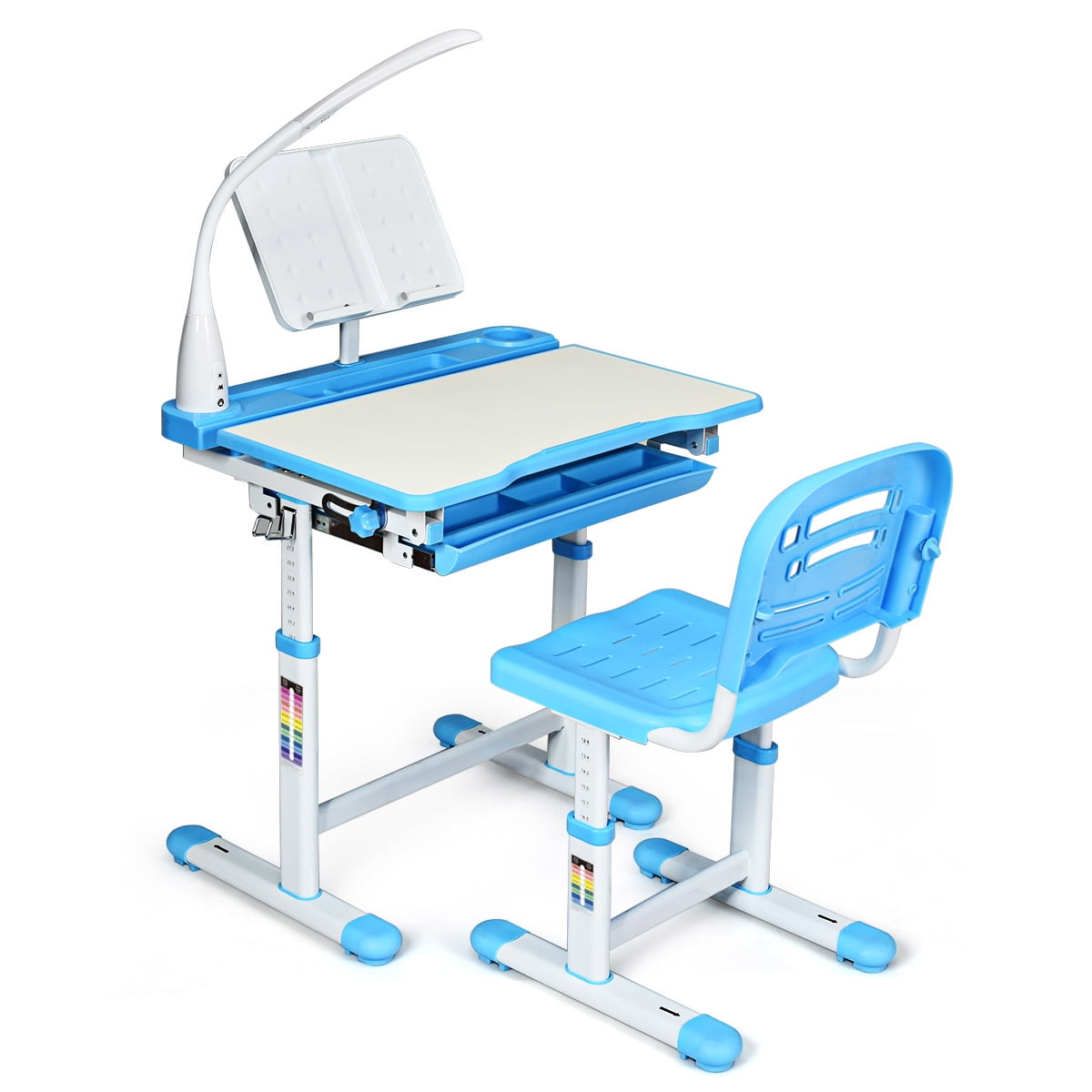Multi-Function Kids Desk & Chair Set Height Adjustable School Study Table,  Blue, 1 Unit - Kroger
