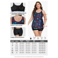 thumbnail image 3 of RELLECIGA Women's Mesh Tankini with Shorts Swimsuit 2 Piece Bathing Suits for Women Plus Size, 3 of 12