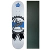 STEREO Skateboard Deck BOTTLE CAP LOGO 7.75 Black GRIP