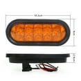 thumbnail image 5 of CCIYU Side Marker Light Universal 6pcs Amber 21LED Side Marker Clearance Light Bulbs Replacement fit for Truck Bus Boat SUV ATV Trailer Indicator Light Side Marker Assembly, 5 of 5