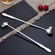 thumbnail image 5 of Cuchara de té helado con mango largo de 8 piezas de 25,5 cm, cuchara para helado, cucharas para agitar cócteles de acero inoxidable Briout, 5 of 5