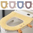 thumbnail image 1 of Xihbxyly Funda para Asiento de Inodoro, Material Suave Bordado, Fácil de Limpiar, Diseño Cómodo, Decoración para El Baño, Respaldo Higiénico E Impermeable, Instalación Sencilla, Tamaño 43 X 37 Cm, 1 of 6