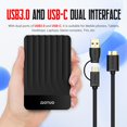 thumbnail image 3 of Disco duro externo YOTUO HDD01 750 GB USB 3.0 para PC y Mac, 3 of 7