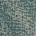 thumbnail image 2 of 8' Teal Machine Woven UV Treated Animal Print Indoor Outdoor Round Area Rug, 2 of 6
