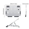 thumbnail image 2 of Maoww Ordinateur Portable Support de Support Portable Ergonomique Réglable Ultrabook Stand Argent, 2 of 6