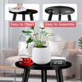 thumbnail image 4 of AWLYLNLL Plant Stand for Indoor Plants,Wood Mid Century Single Plant Table, Modern Plant Shelf for Flower Pot, 16.8" Tall Plant Holder , Small Round Side Table, End Table, 4 of 7