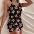 thumbnail image 2 of Pijamas mullidas Gibobby para mujer Conjunto de pijama Negro S, 2 of 5