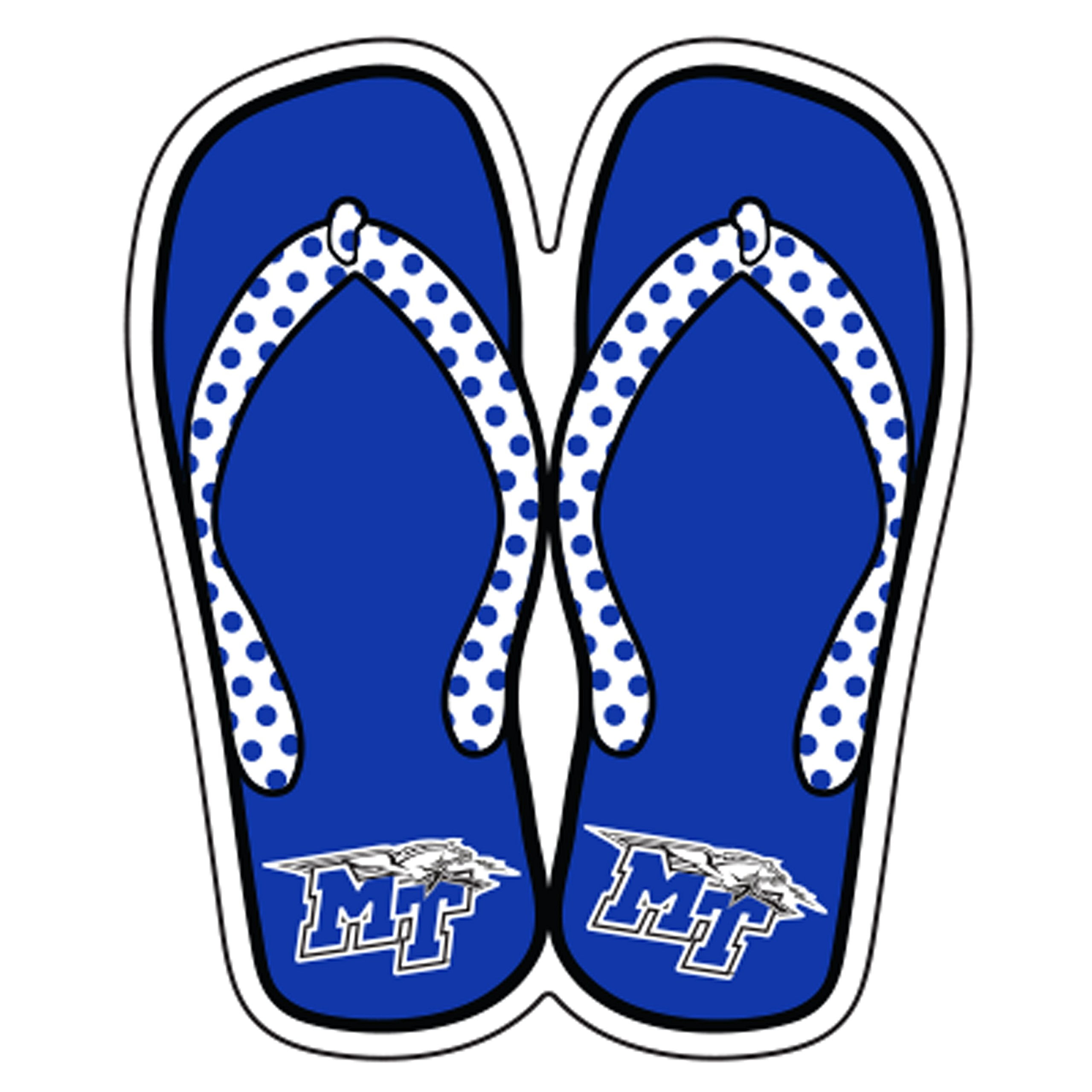 Middle Tennessee Magnet MTSU FLIP FLOPS MAGNET 3 6 12 6 In wasserman-faucets-dual-wing-handle-mid-rise-spout-lavatory-faucet-with