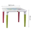 thumbnail image 2 of Kit de Mesa Infantil Con 4 Sillas Comedor Ardilla Para Niños, 2 of 4