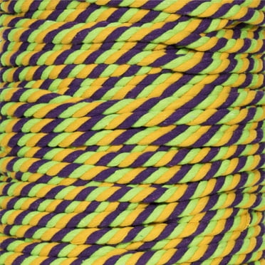 Super Soft 3 Strand Twisted Cotton Rope - Multiple Colors to Choose from in Various Diameters and Lengths