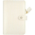thumbnail image 2 of Color Crush Faux Leather Personal Planner Binder 5.25"X8"-Gold Polka Dots, 2 of 2