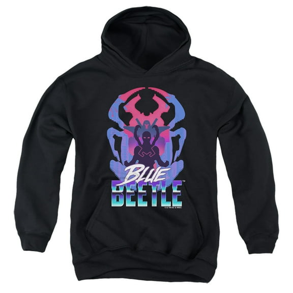 Blue Beetle (2023) Silhouette Youth Kids Boy/Girls Pull-Over Hoodie