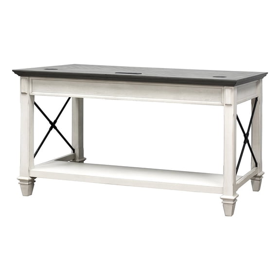 Martin Furniture Hartford Wood Writing Desk, White