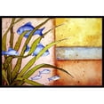thumbnail image 1 of Carolines Treasures PJC1118JMAT Message de la Mer Poissons Tapis Intérieur et Extérieur- 24 x 36 Po., 1 of 4