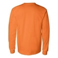 thumbnail image 3 of Ultra Cotton Long Sleeve Pocket T-Shirt, 2XL, Safety Orange, 3 of 3
