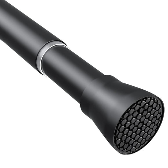Barra de cortina de tensión ZipGlo ajustable de 70 a 120 cm de acero inoxidable