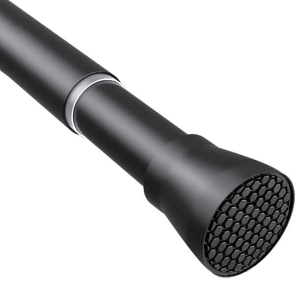 Barra de cortina de tensión ZipGlo ajustable de 70 a 120 cm de acero inoxidable