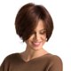 thumbnail image 2 of Peluca corta y recta negra de cabellero Real para mujer, peluca de de , gorra de peluca elástica transpirable Macarena Peluca corta para las mujeres, 2 of 8