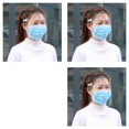 thumbnail image 1 of Destyer Visière de Masque Facial Transparente Écran Coupe-Vent Lavable Réutilisable Transparent 33x22cm 3Ensemble, 1 of 6