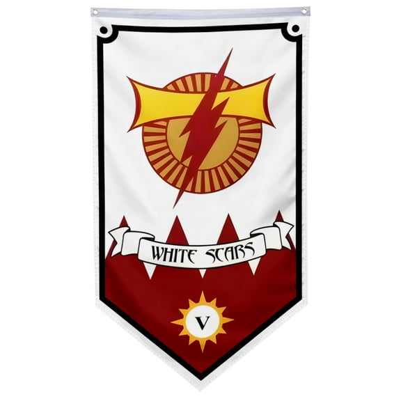 White Scars Legion Flag Banner Home Yard Garden Decor 30x50in