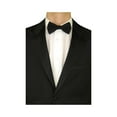 thumbnail image 4 of GN GIORGIO NAPOLI Men's Tuxedo Suit 2 Button Peak Lapel Jacket Adjustable Pants Black, 4 of 4