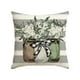 thumbnail image 1 of Funda de almohada decorativa de Pascua Funda de almohada de lino primaveral Funda de almohada de material (4), 1 of 5