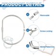 thumbnail image 3 of Uxcell Loose Leaf Binder Rings, 4 Inch 4 Pcs Metal Book Binding Rings D-Shaped with Nickel Plated for Index Cards, Silver, 3 of 6