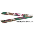 thumbnail image 4 of Unique Bargains 1 Pc Scarf Headband Print Neck Scarf for Women Green, 4 of 5