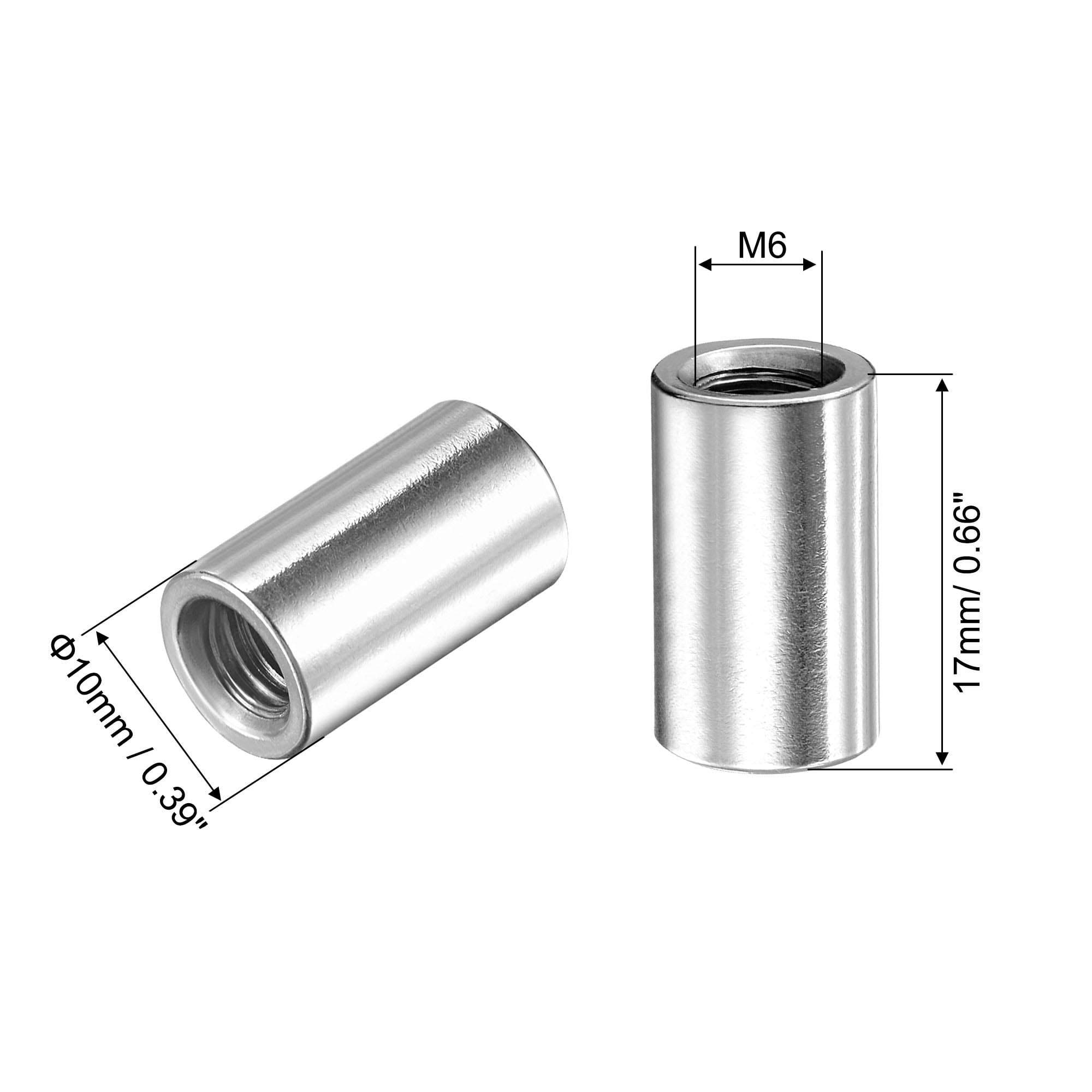 福袋 オンライン Nuts, Weld Round M6 Nut Female Bung On Weld 17mm x 10mm x HardwareFasteners