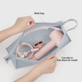 thumbnail image 4 of Leodye 1PCS Portable Travel Storage Bag for Hair Dryer Curling Iron and Straightener Protective Sleeve Pouch for Electric Hair Styling Tools -14.57x5.51x5.51in, 4 of 6