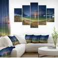 thumbnail image 1 of Beach with Lunar Path - Seashore Photography Canvas Art Print, 1 of 3