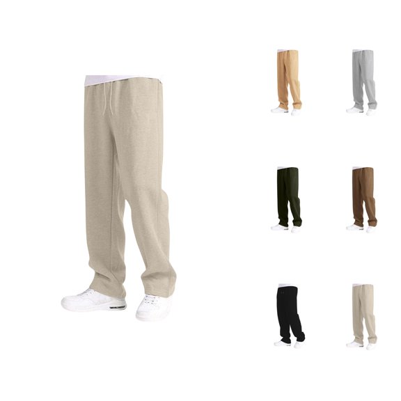 Baggy Sweatpants for Girls Boys 2025 Trendy Elastic Waist Drawstring Straight Leg Loose Fit Sweat Pants with Pockets
