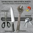thumbnail image 3 of Magnetic Knife Strip, 20" Magnet Scissor Storage Holder, Kitchen Utensil Rack Wall Mount Knife Bar, No Drilling Multipurpose Tool Organizer for Kitchen, 3 of 9