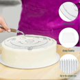 thumbnail image 4 of Soportes para pasteles de varios pisos, soporte para pasteles de 5 niveles (9/12/16/20/26 cm) con 20 varillas de plástico Rai TINGQUAN, 4 of 5