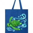 thumbnail image 3 of Inktastic Sea Turtle Swimming Tote Bag, 3 of 3