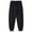 #0001-Black, variant on Betivan Men Joggers Casual Fleece Sherpa Lined Cargo Pants, Elastic Waist Trousers with Multiple Pockets Outdoor Fitness Long Pants