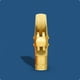 thumbnail image 3 of Boquilla De Saxofón De Latón Dorado, Fácil De Tocar, Kit De Boquilla Para Saxofón Soprano, Sonido Nítido, Saxofón Soprano En Si Bemol Para Principiantes, Estudiantes Y Práctica. 7, 3 of 9