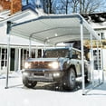 thumbnail image 2 of Tolead Heavy Duty Galvanized 10' x 15' Grey Carport, 2 of 8