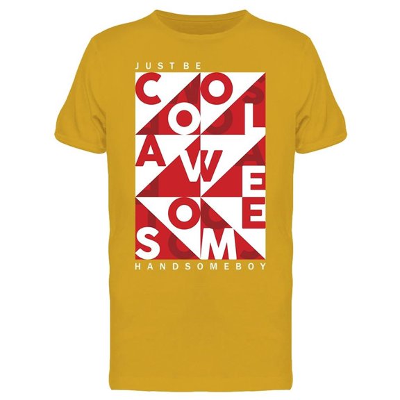 Cool, Awesome Design Tee Men's -Image by Shutterstock