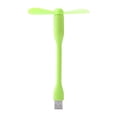 thumbnail image 2 of Mini ventilador USB flexible portátil Likrtyny para banco de energía Gadget de verano verde, 2 of 9