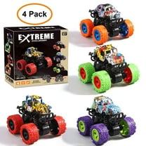 Monster Car Truck for Toddlers 1-3 Years Old, Monster Car Friction Powered Toy Cars Push and Go Vehicles, Toddler Monster Car Toys Birthday Christmas Party Gifts for Boys Girls Age 2 