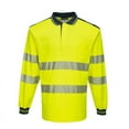 thumbnail image 4 of Portwest T184 PW3 Hi-Vis Long Sleeve Polo Safety Shirt Yellow/Black, 3X-Large, 4 of 4