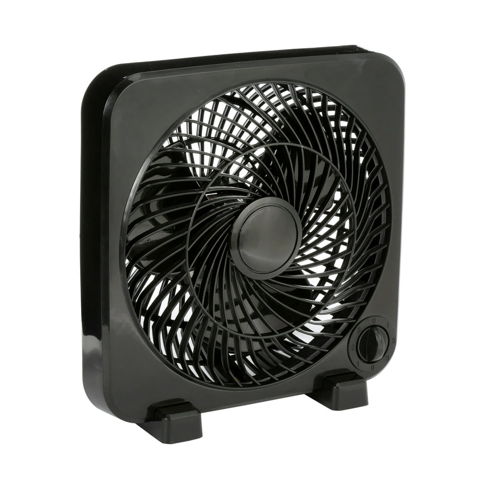 Mainstays 9 inch Personal Desktop Fan with 3 Speeds, Black Walmart